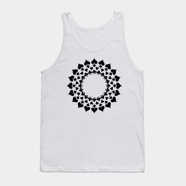 Mandala Poker Tank Top by frederickpuragarcia